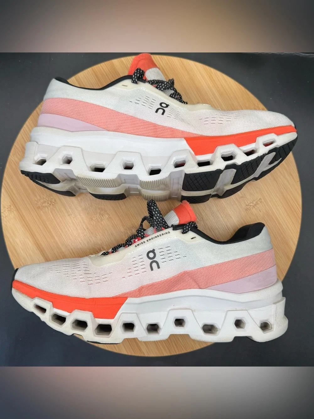 On Running Cloudmonster 2 Women’s ‘Undyed/Flame’ Size 8